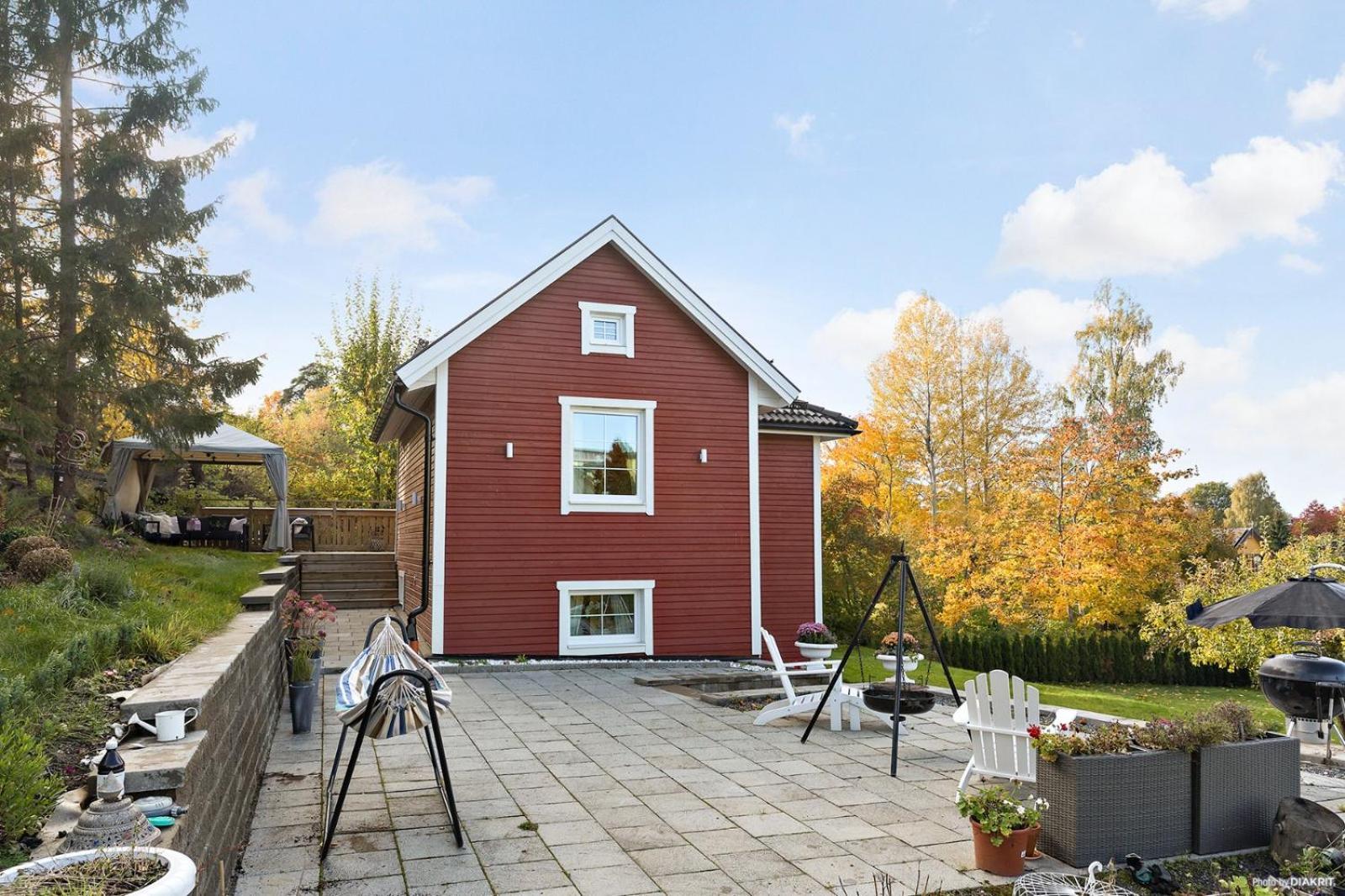 Charming Apartment In A Red House In Stockholm Exteriér fotografie